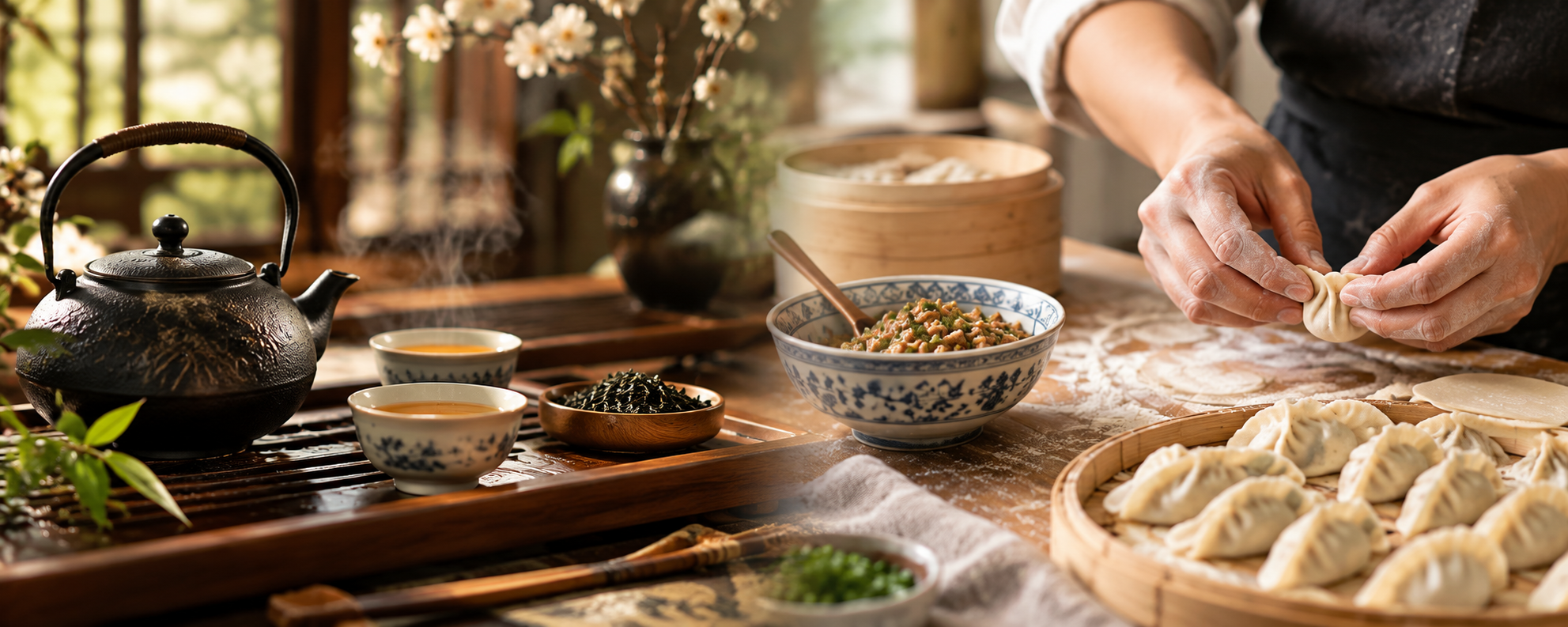 Chinese cooking club and tea culture workshops