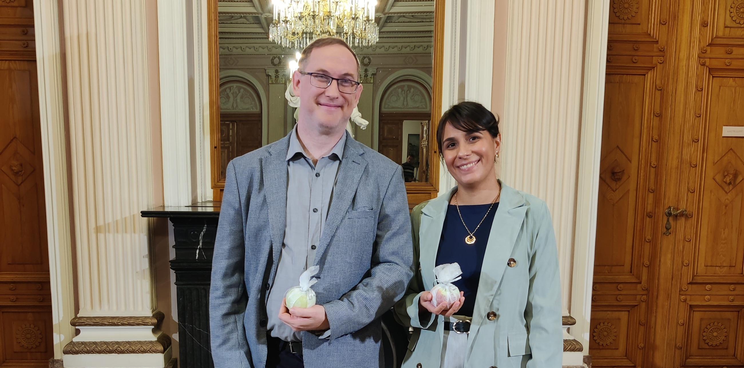 Larissa Barbosa Curi ja Peadar Callaghan