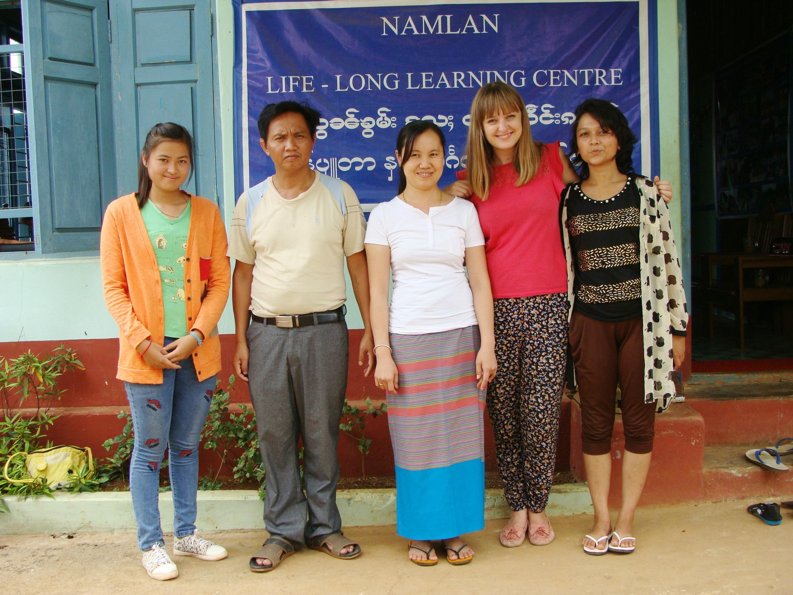 Herdis Pärn in Myanmar