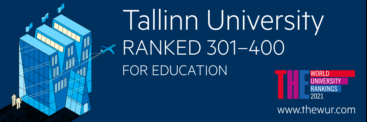 TLU has improved its position in the field of Education in the Times Higher Education World University Rankings, now belonging to the top 301-400 universities in the world.