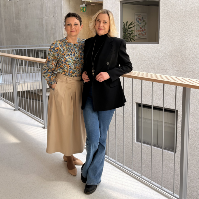 Julia Kuznetski and Chiara Battisti