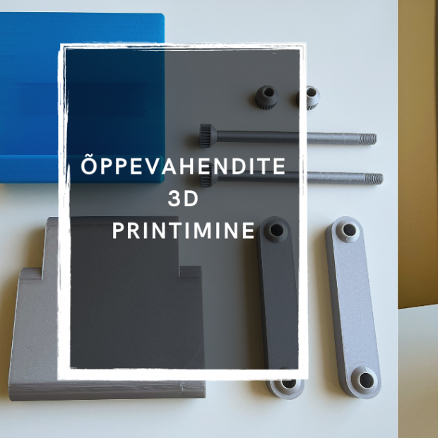 õppevahendite 3D printimine bänner