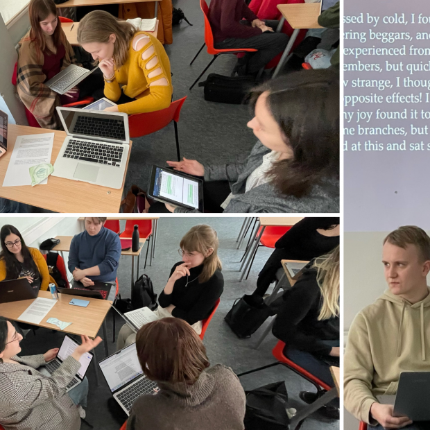 TLÜ tudengi briti kirjanduse tunnis