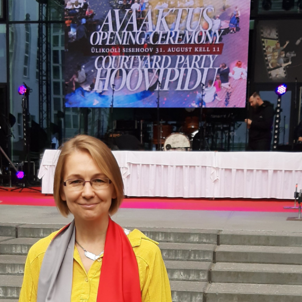 Kapitolina Fedorova at the Opening Ceremony