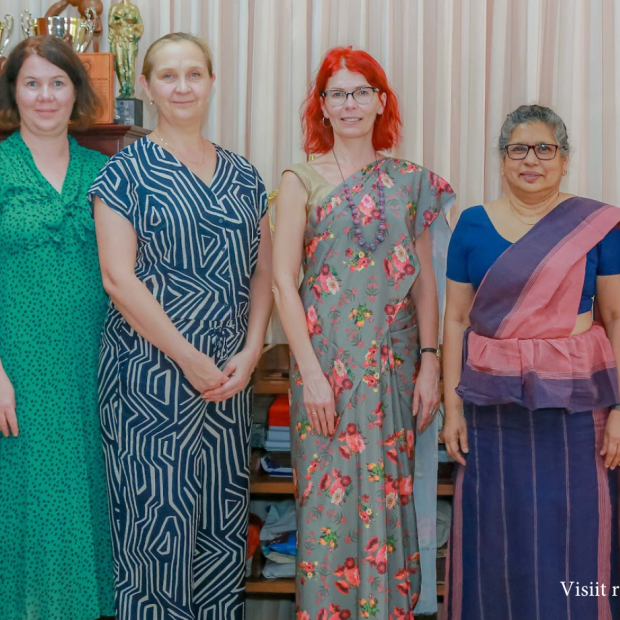 Visiit rektoraadis Kelaniya ülikoolis