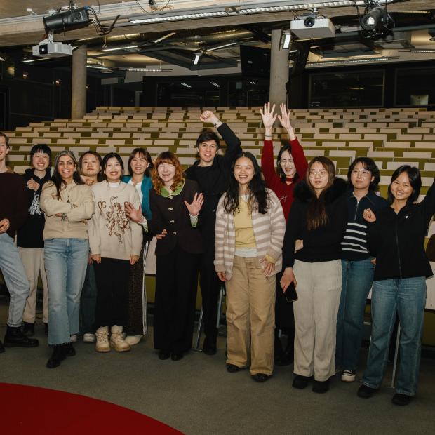 Winter school people