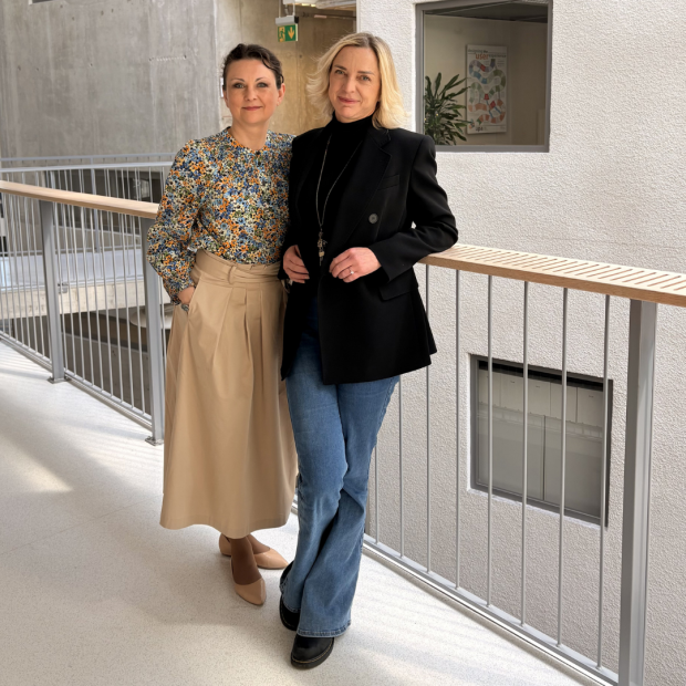 Julia Kuznetski and Chiara Battisti