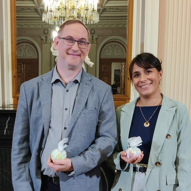 Larissa Barbosa Curi ja Peadar Callaghan