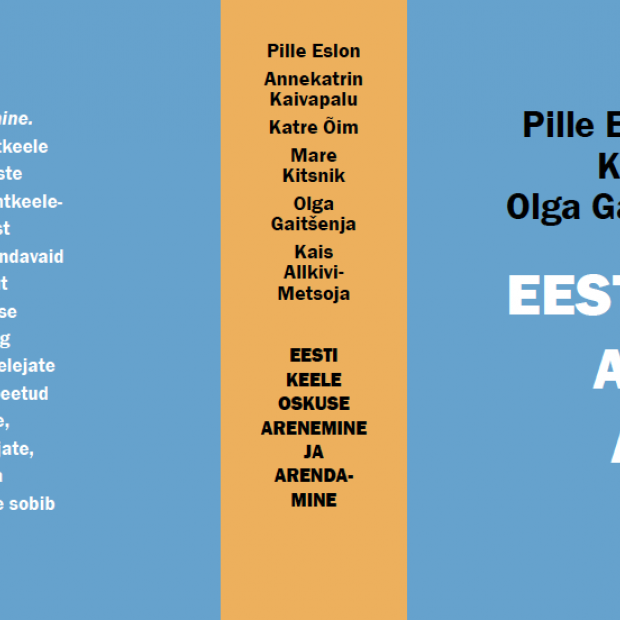 eesti keele oskuse arenemine ja arendamine