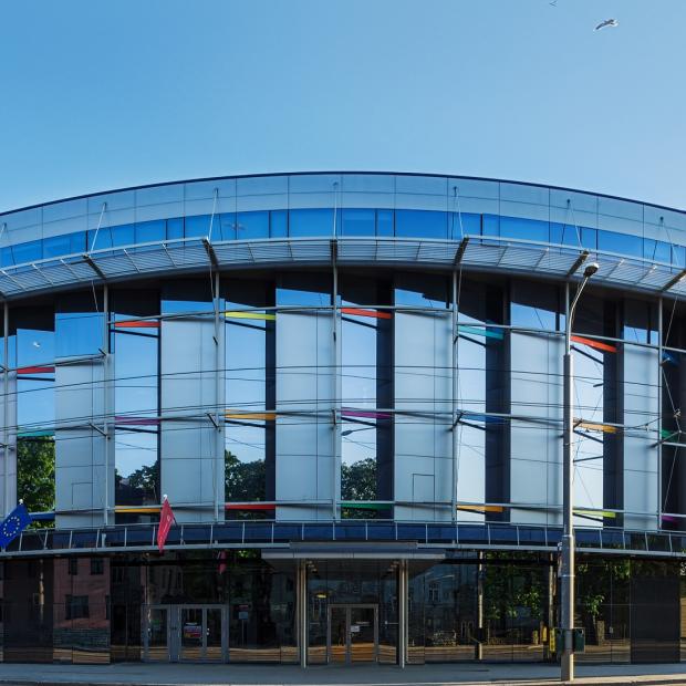 Astra building entrance