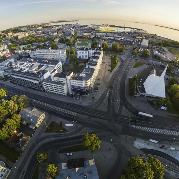 droonivaade Tallinnale