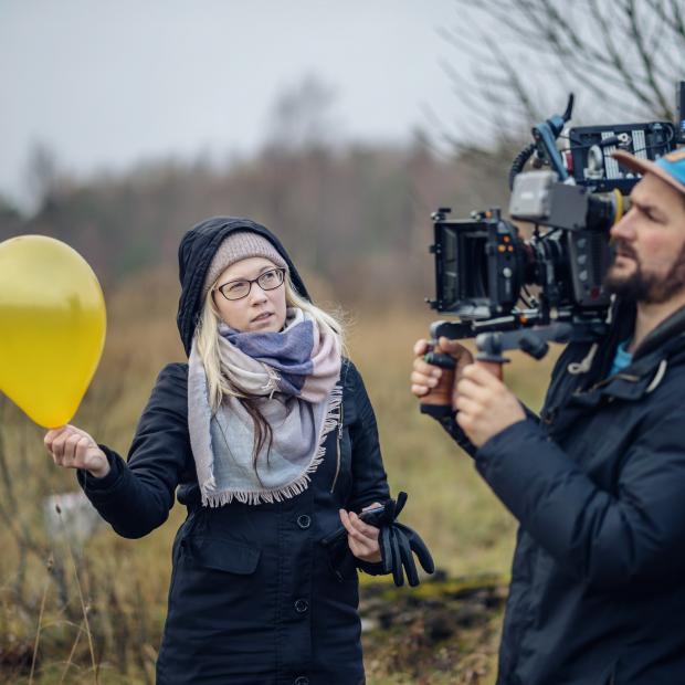 Pille Kannimäe võtteplatsil