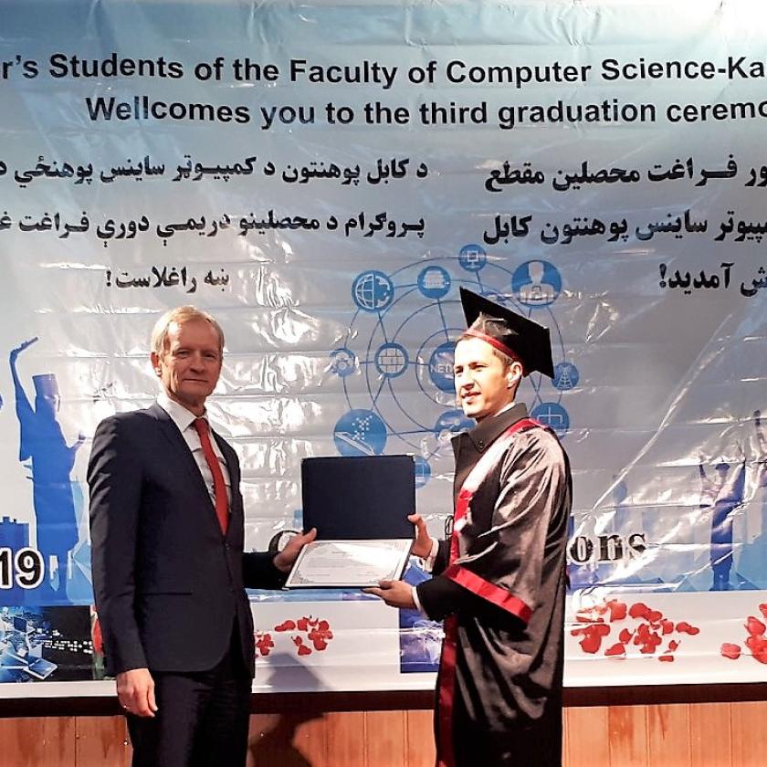 Tiit Land KU lõpuaktusel