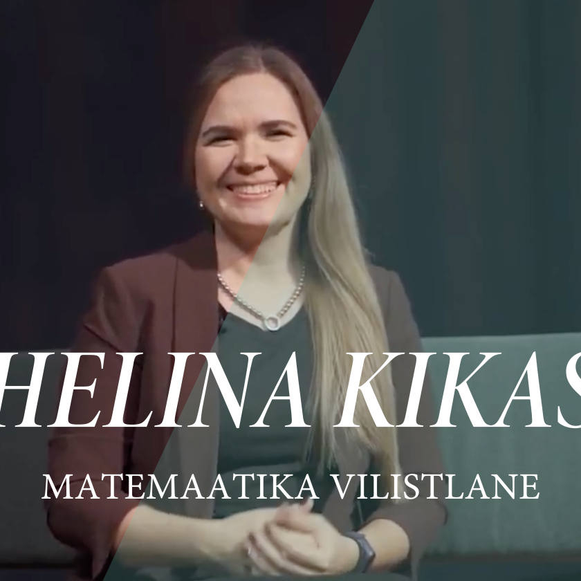 Helina Kikas naeratamas