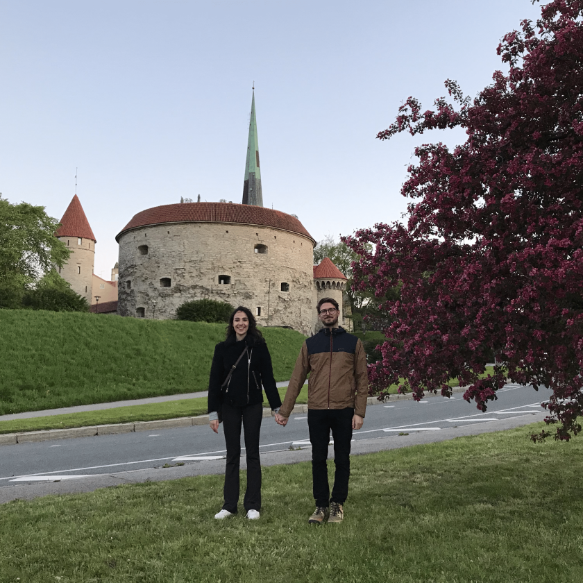 Sedef and Iari in Tallinn