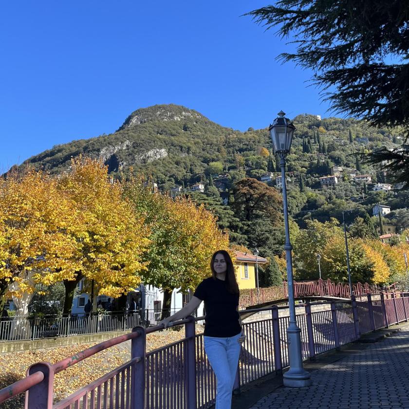 Inna Alieksieieva, the MA student in Communication Management