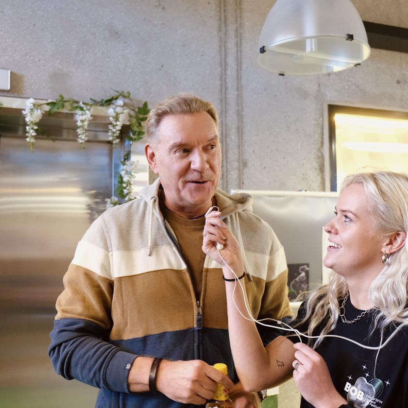 Mart Sander tudengifilme vaatamas