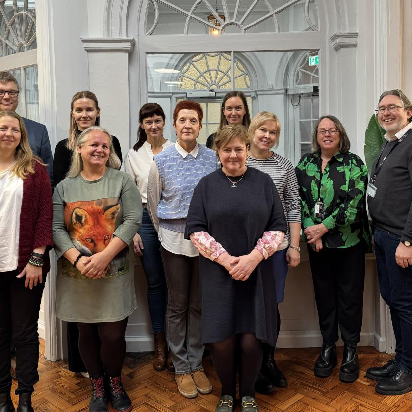 TLÜ strateegiabüroo meeskond koos Dún Laoghaire’i Kunsti, disaini ja tehnoloogia instituudi kolleegidega.