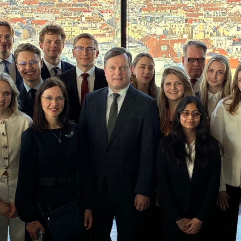 Picture with ambassador