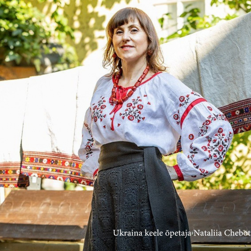 Ukraina keele õpetaja Nataliia Chebotarova
