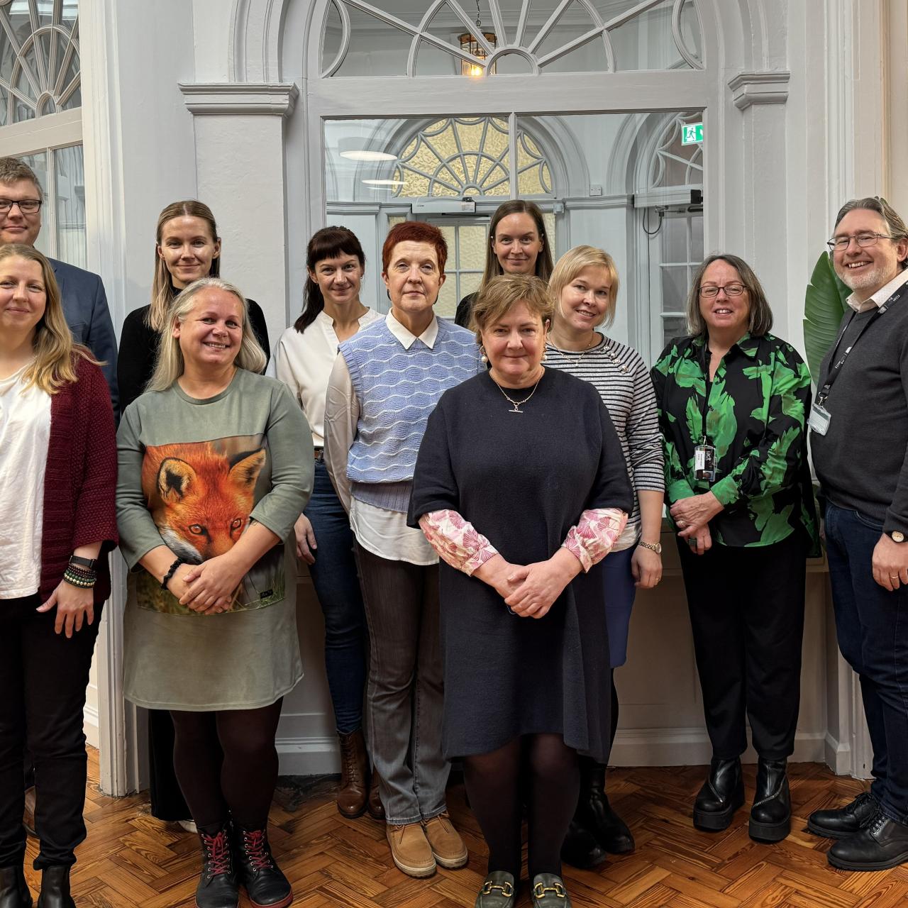 TLÜ strateegiabüroo meeskond koos Dún Laoghaire’i Kunsti, disaini ja tehnoloogia instituudi kolleegidega.