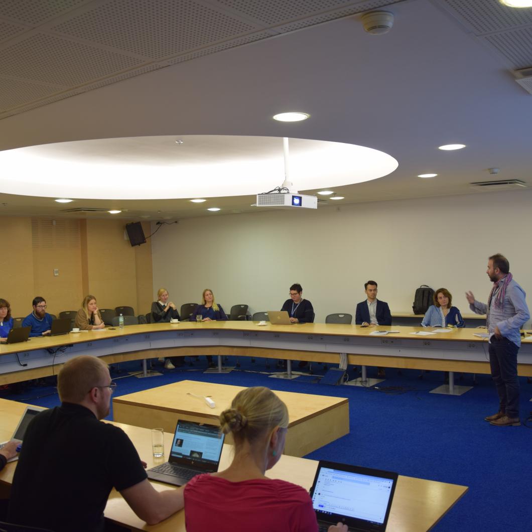 Abel Polese and audience