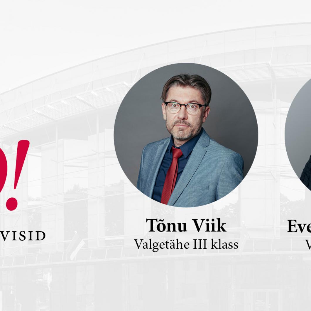 Tõnu Viik, Eve Eisenschmidt ja Sille Kapper-Tiisler