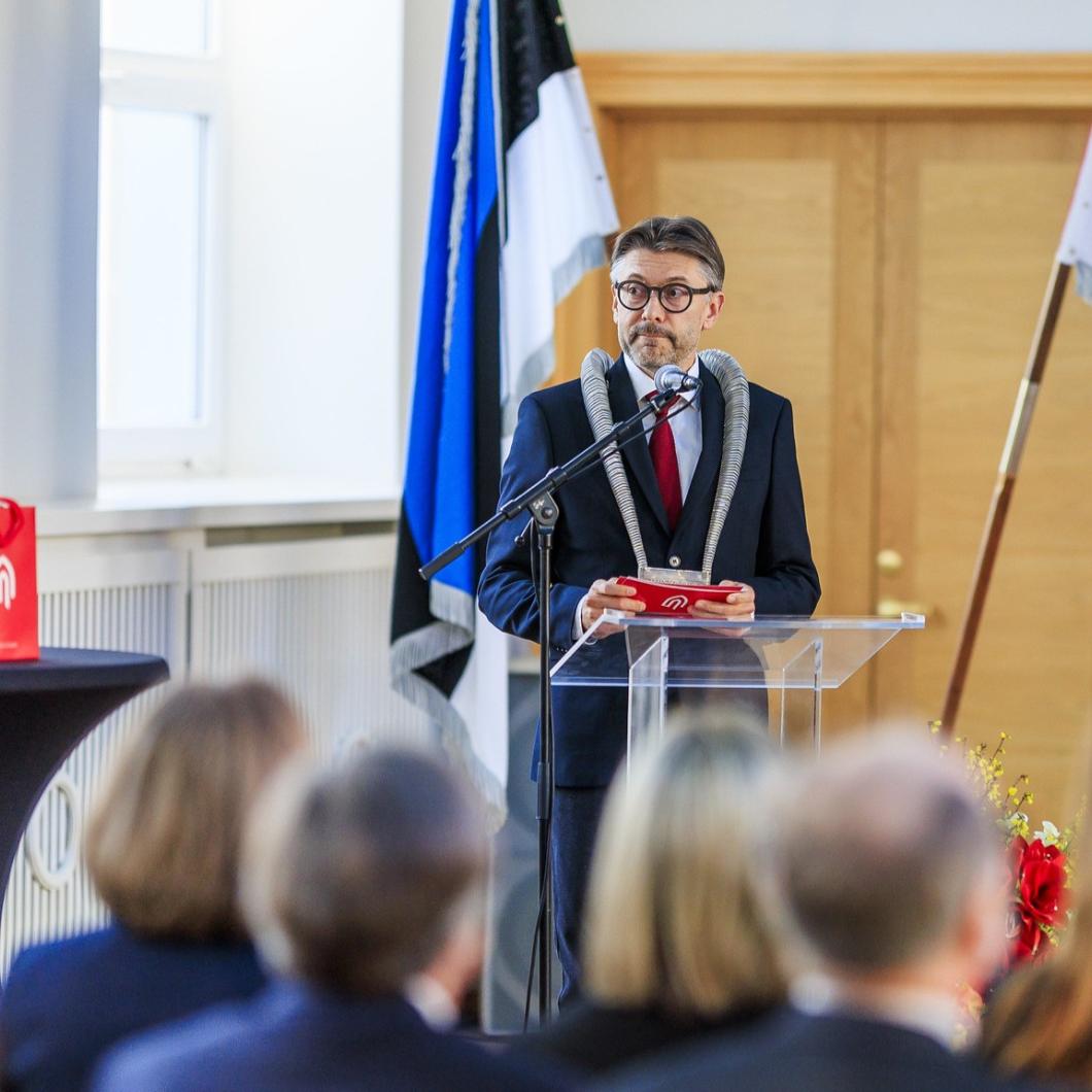 Tõnu Viik Tallinna Ülikooli 21. aastapäeva aktusel