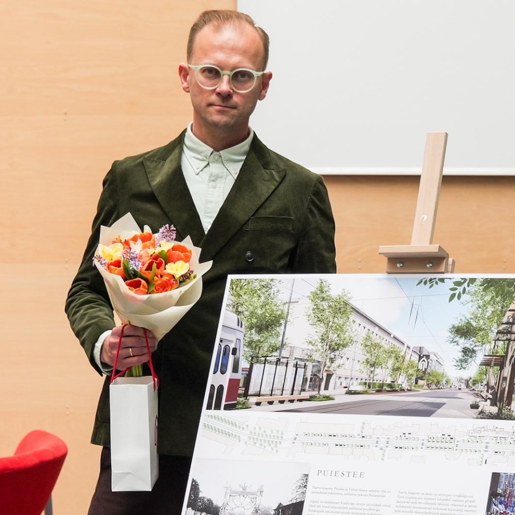 Arhitektuurivõistluse võitja Villem Tomiste