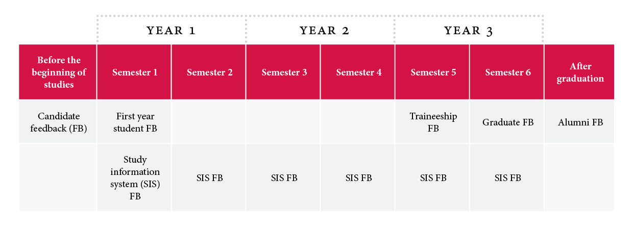 BA student feedback process